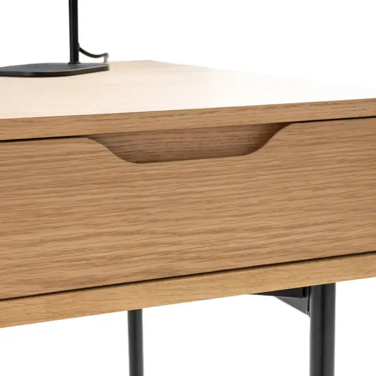 Bureau Aquio en chêne et métal