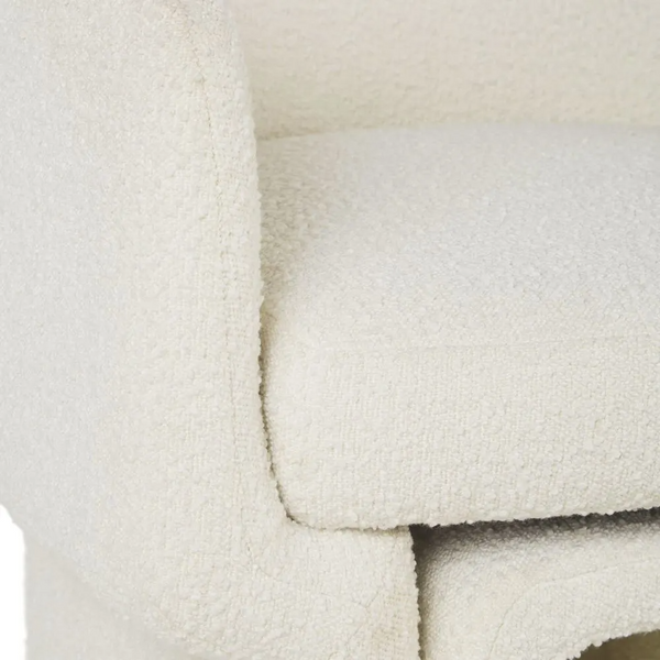 Fauteuil et repose pied Badam