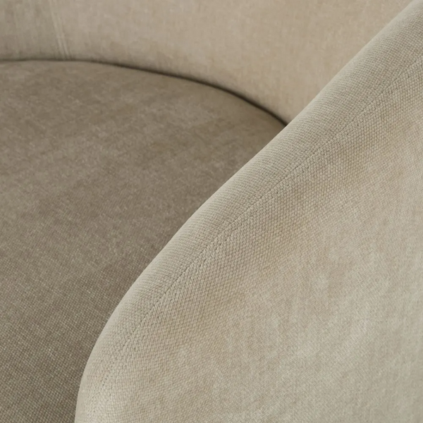 Fauteuil et repose pied Badam