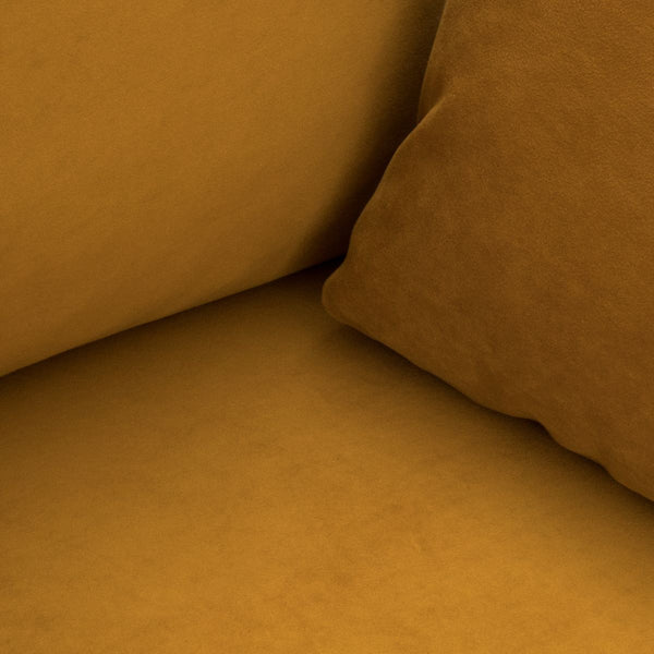 Fauteuil velours Elbe