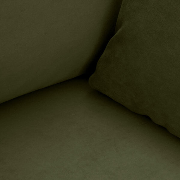 Fauteuil velours Elbe