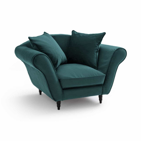 Fauteuil Escaut en velours