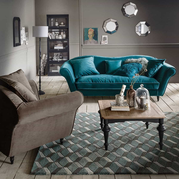Fauteuil Escaut en velours
