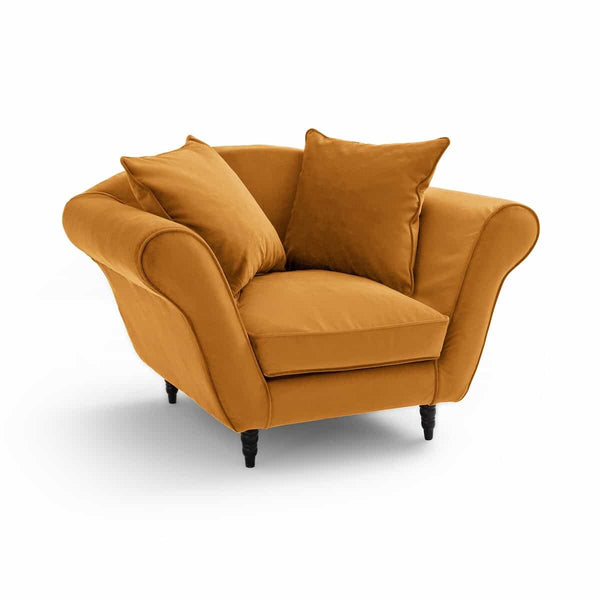 Fauteuil Escaut en velours