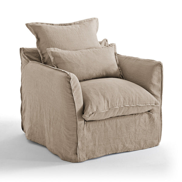 Fauteuil en lin confort bultex, Eure