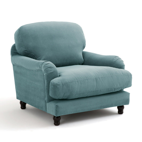 Fauteuil velours, FERRAND