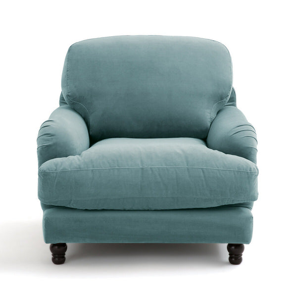 Fauteuil velours, FERRAND