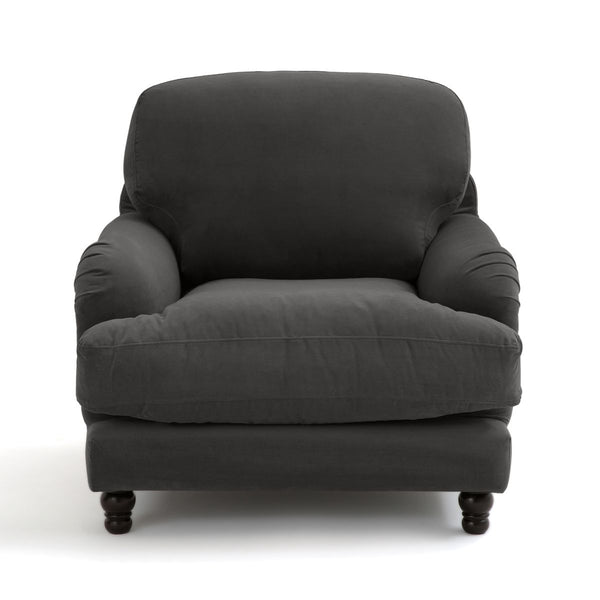 Fauteuil velours, FERRAND
