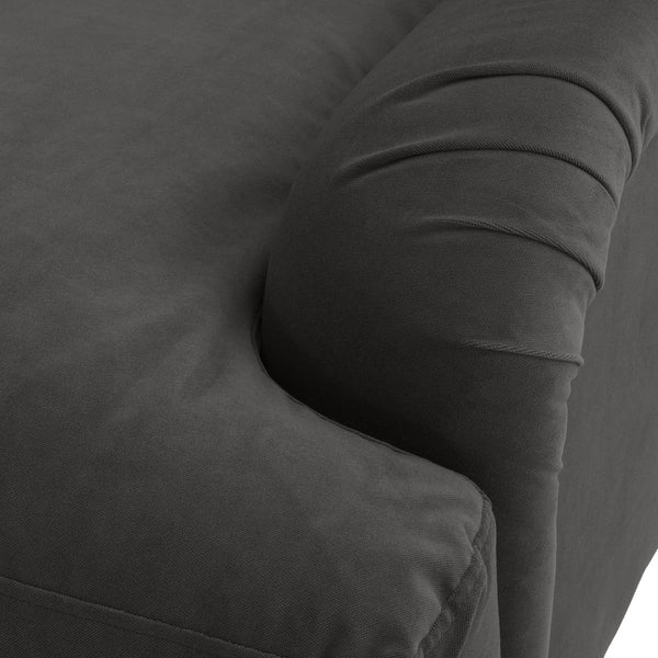 Fauteuil velours, FERRAND