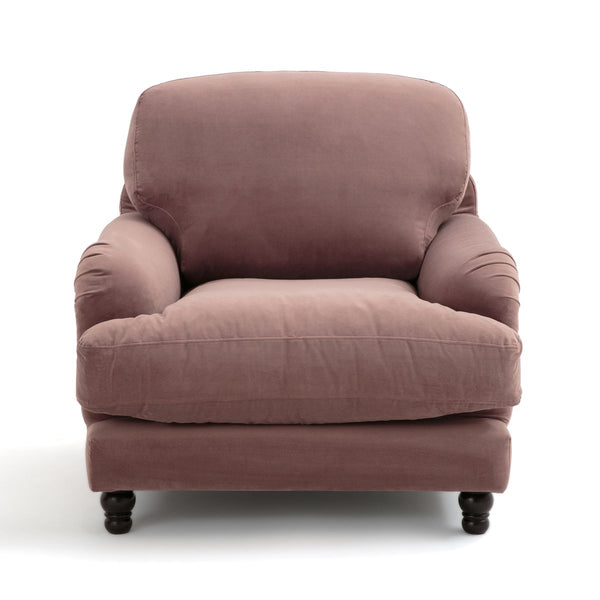 Fauteuil velours, FERRAND