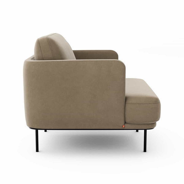 Fauteuil Feuillade en velours