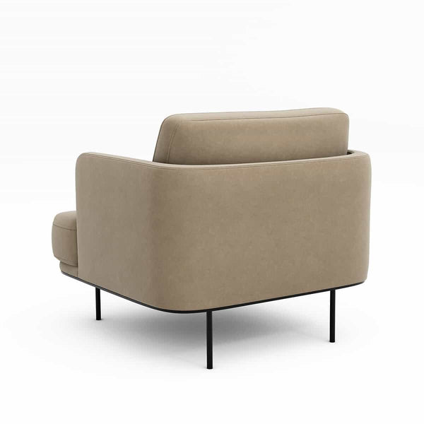 Fauteuil Feuillade en velours