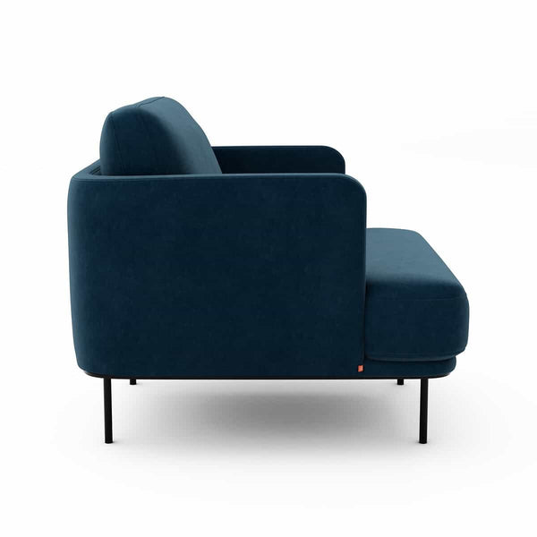 Fauteuil Feuillade en velours