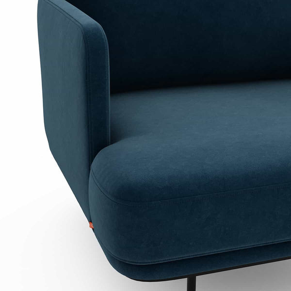 Fauteuil Feuillade en velours