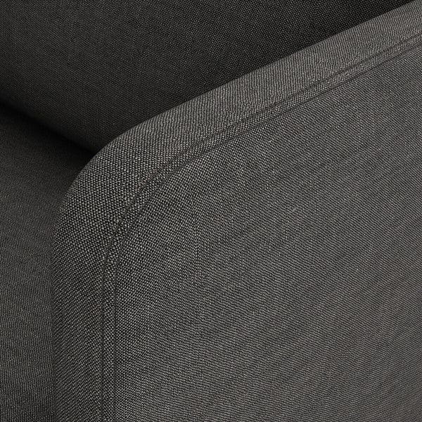 Fauteuil chiné polyester lin, FEUILLADE