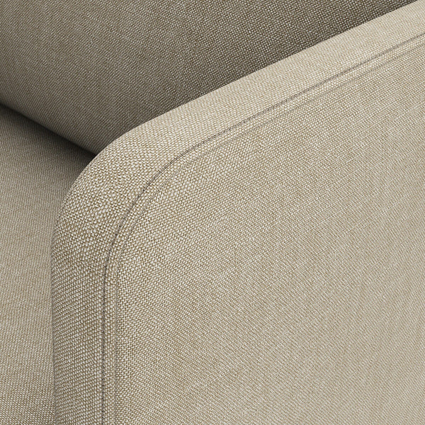 Fauteuil chiné polyester lin, FEUILLADE