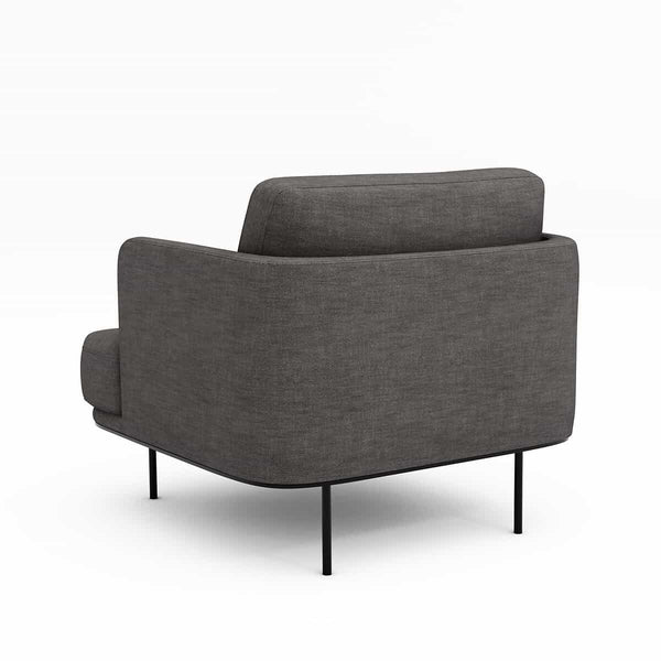 Fauteuil Feuillade en velours