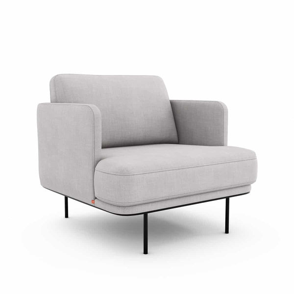 Fauteuil Feuillade en velours