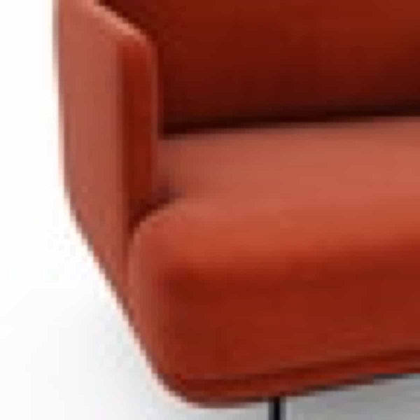 Fauteuil Feuillade en velours