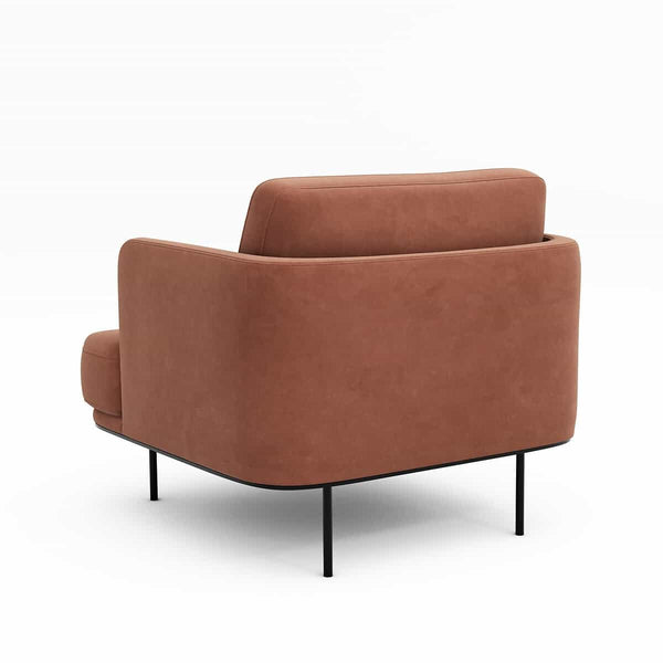 Fauteuil Feuillade en velours