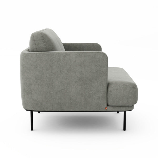 Fauteuil chiné polyester lin, FEUILLADE