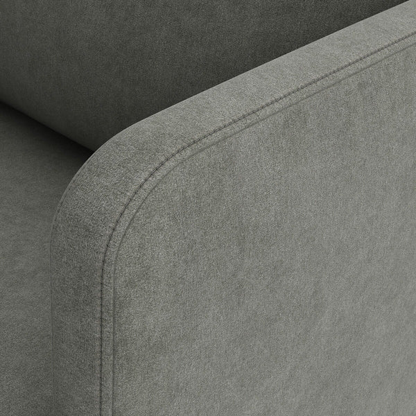 Fauteuil chiné polyester lin, FEUILLADE