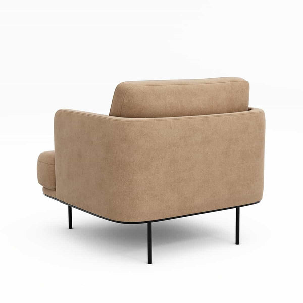 Fauteuil Feuillade polyester et lin