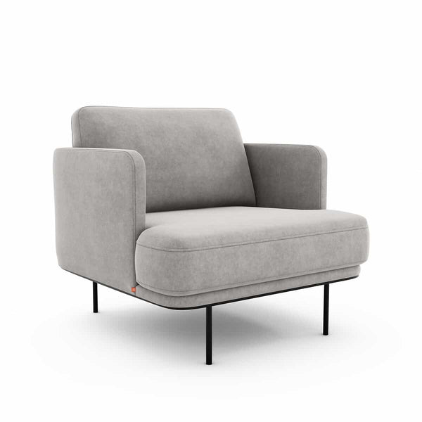 Fauteuil Feuillade polyester et lin