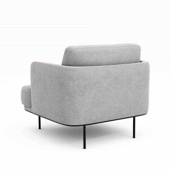 Fauteuil Feuillade polyester et lin