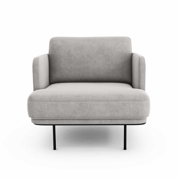 Fauteuil Feuillade polyester et lin