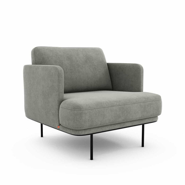 Fauteuil Feuillade polyester et lin