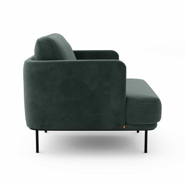 Fauteuil Feuillade en velours