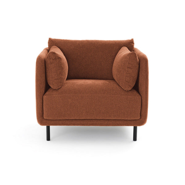 Fauteuil, tissu texturé, FLUME