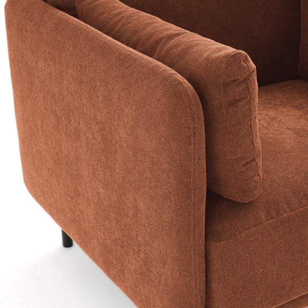 Fauteuil, tissu texturé, FLUME