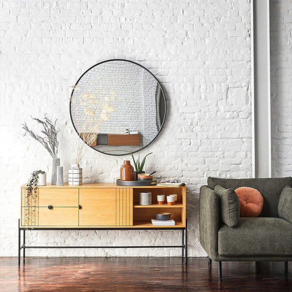 Fauteuil, tissu texturé, FLUME
