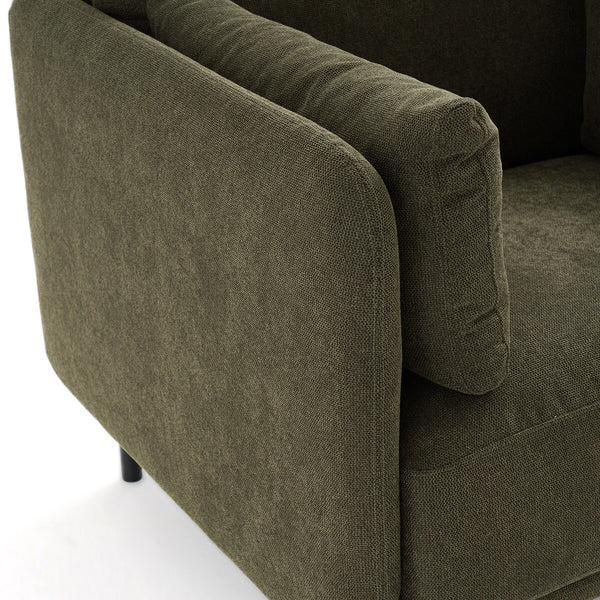 Fauteuil, tissu texturé, FLUME