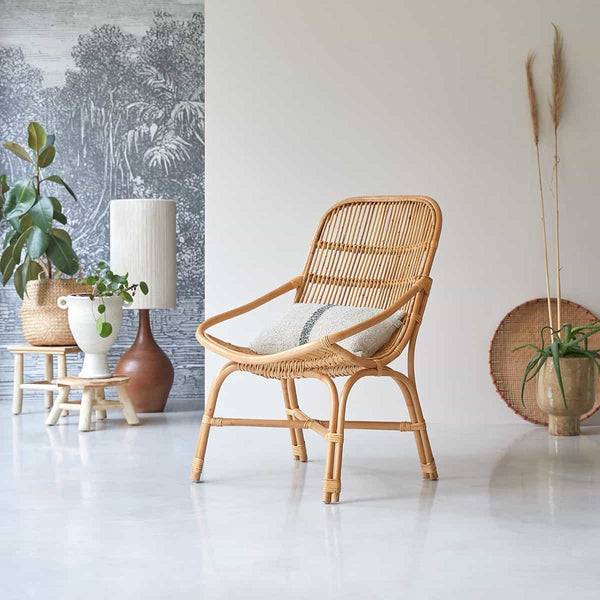 Fauteuil Tatorba en rotin naturel