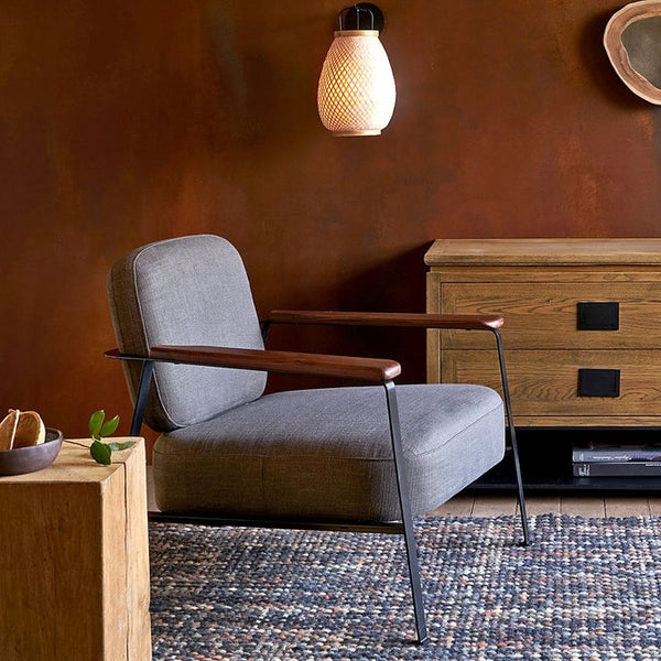 Fauteuil Vydra gris foncé