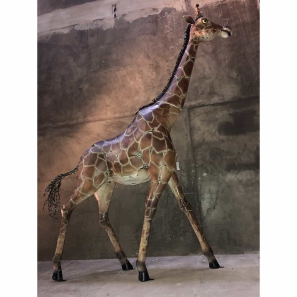 Girafe Arenales en métal