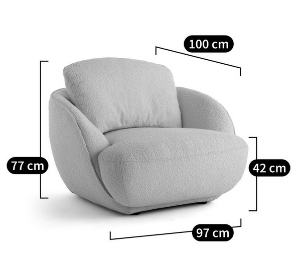 Grand fauteuil boule Astoria