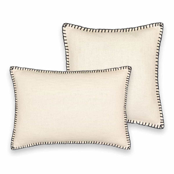 Housse coussin Azul en coton