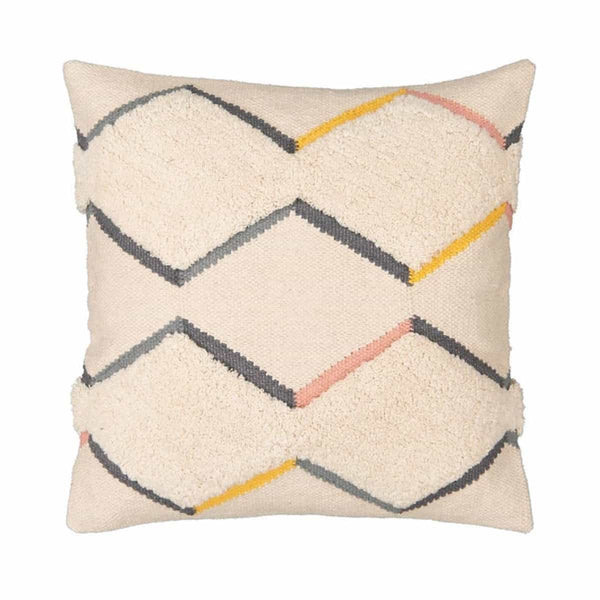 Housse coussin Carcarana en coton écru
