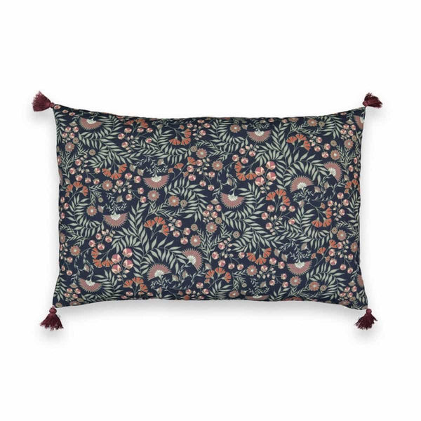 Housse coussin Carrenleufù en coton lavé