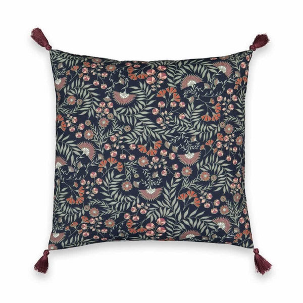 Housse coussin Carrenleufù en coton lavé