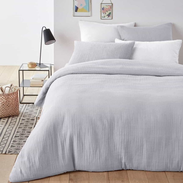 Housse de couette Rhonelle en gaze de coton