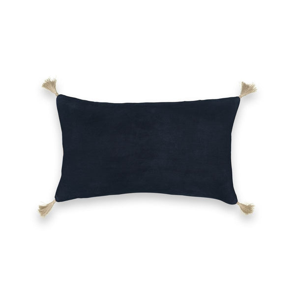 Housse de coussin Eurotas en coton velours