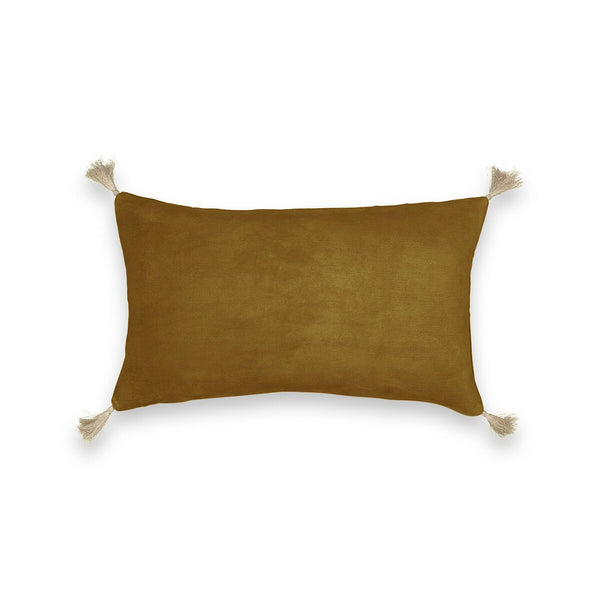 Housse de coussin Eurotas en coton velours