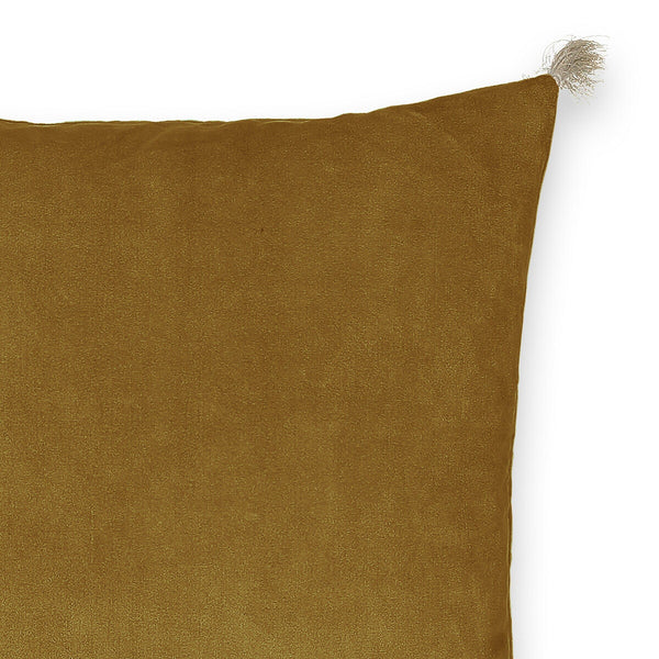 Housse de coussin Eurotas en coton velours