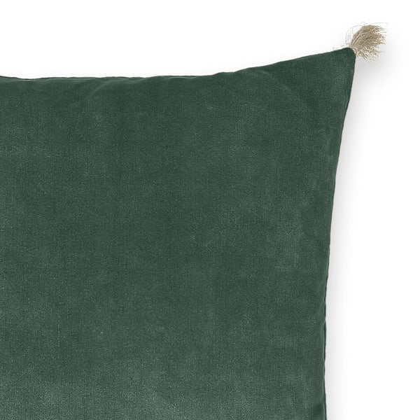 Housse de coussin Eurotas en coton velours