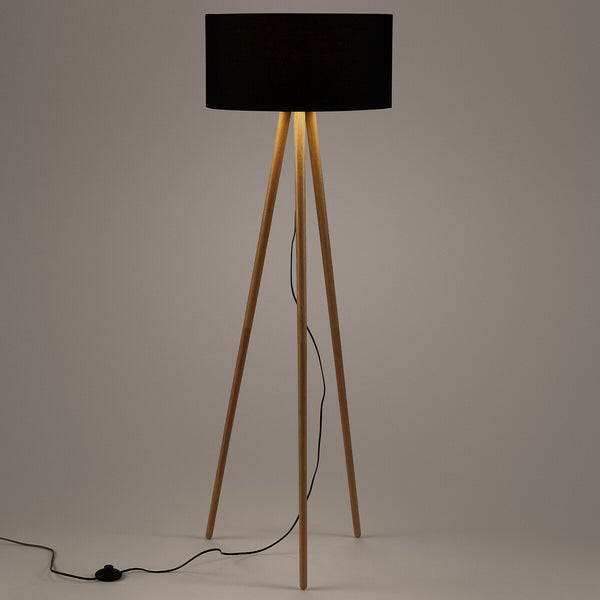 Lampadaire Reyssouze en hévéa naturel